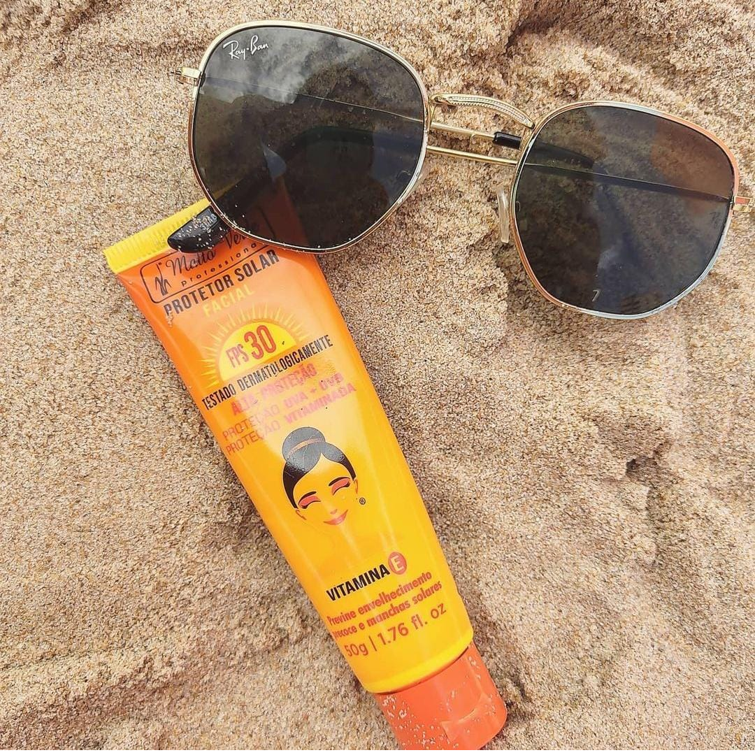 Proteja sua pele todos os dias com o Protetor Solar Facial FPS 30 Matto Verde
