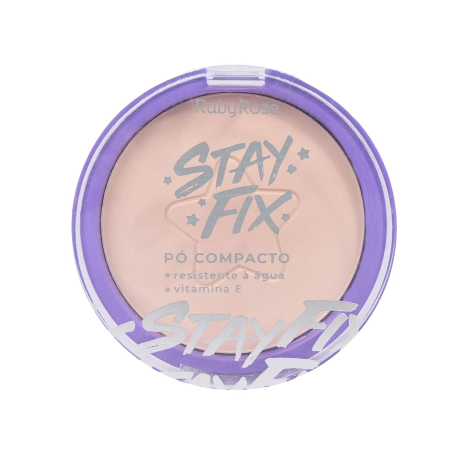 O Pó Compacto Stay Fix Ruby Rose tem acabamento matte, perfeito para finalizar a cobertura da pele e fixa a maquiagem por mais tempo com efeito natural e uniforme.
