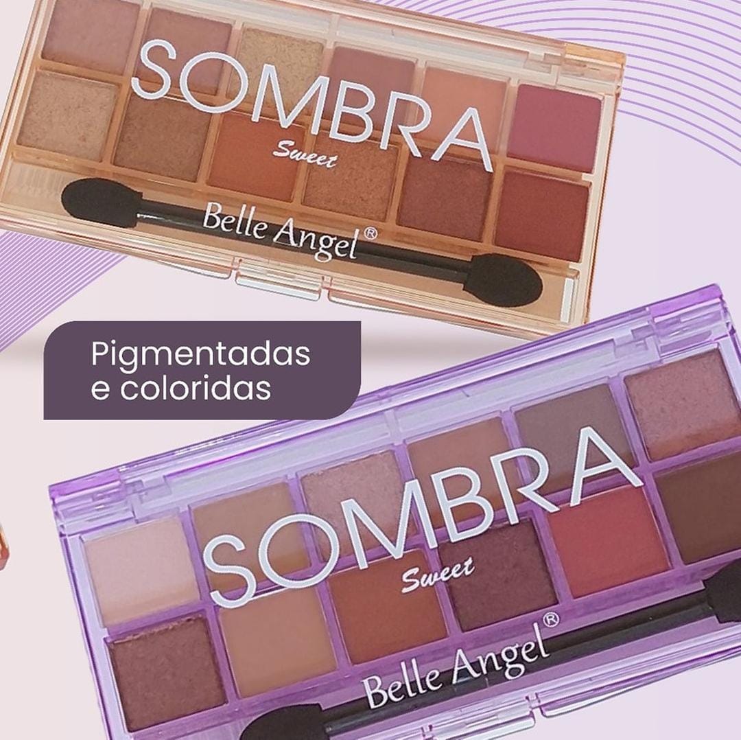 A Paleta de Sombras Sweet Belle Angel possui 12 cores incríveis, entre matte e perolada. Com ótima pigmentação, fixação, firmeza e textura aveludada, essa paleta é perfeita para criar looks deslumbrantes. Fácil de aplicar e acompanha um pincel ponta dupla.