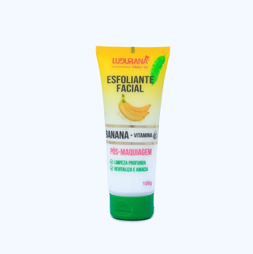 O Esfoliante Facial de Banana da Ludurana é indicado para todos os tipos de pele. Promove uma esfoliação suave, desobstruindo os poros, removendo impurezas acumuladas e células mortas, proporcionando uma limpeza profunda sem ressecar e agredir a pele.