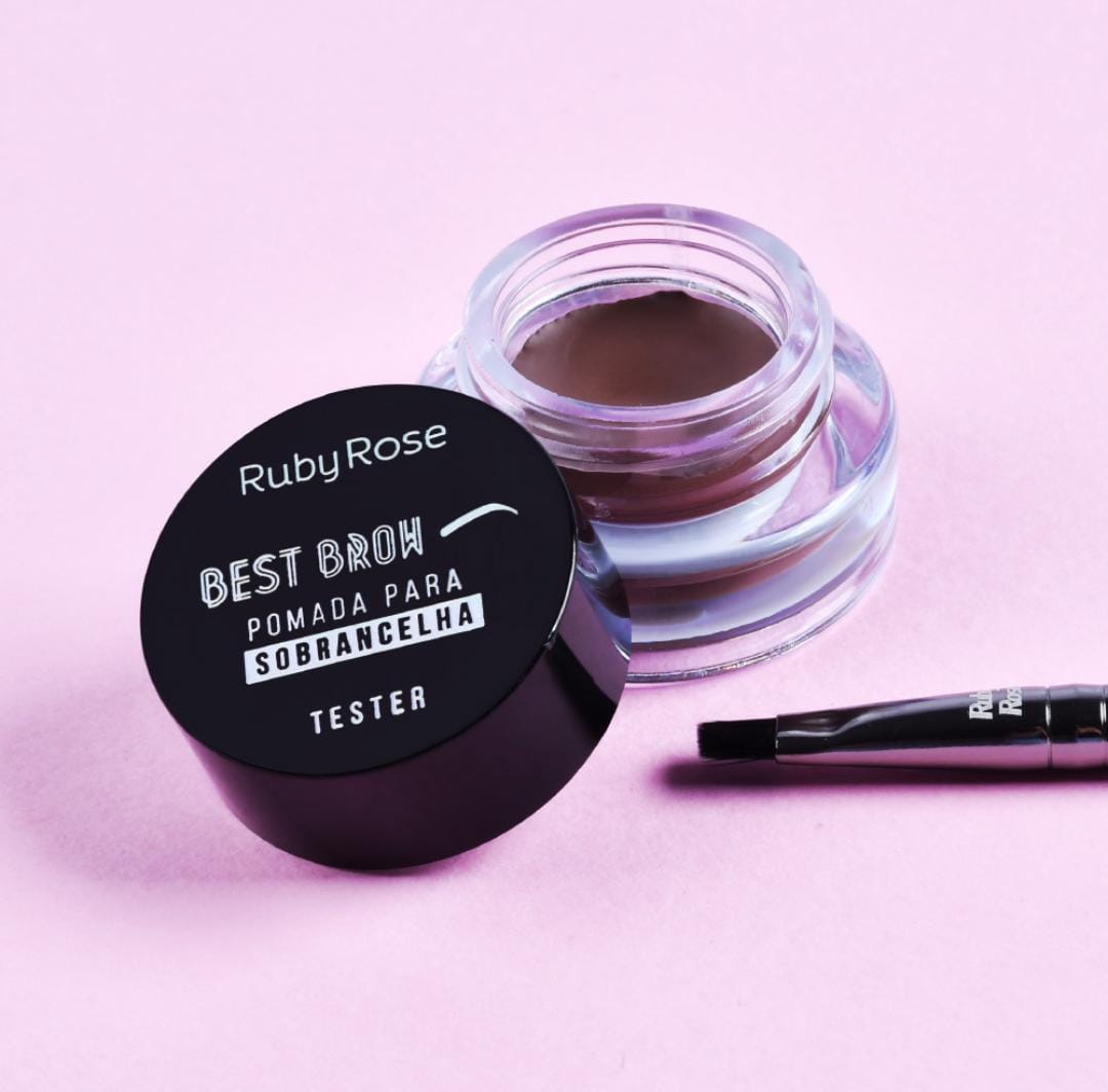 Conquiste sobrancelhas marcantes e bem definidas com a Pomada Para Sobrancelha Best Brow Ruby Rose Perfeita para preencher falhas e modelar os fios, ela proporciona um acabamento preciso, uniforme e de longa duração.