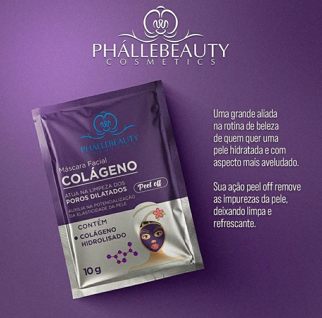 A Máscara Facial Colágeno Phállebeauty é uma grande aliada na rotina de beleza de quem quer uma pele hidratada e com aspecto mais aveludado. Sua ação peel off remove as impurezas da pele, deixando limpa e refrescante.