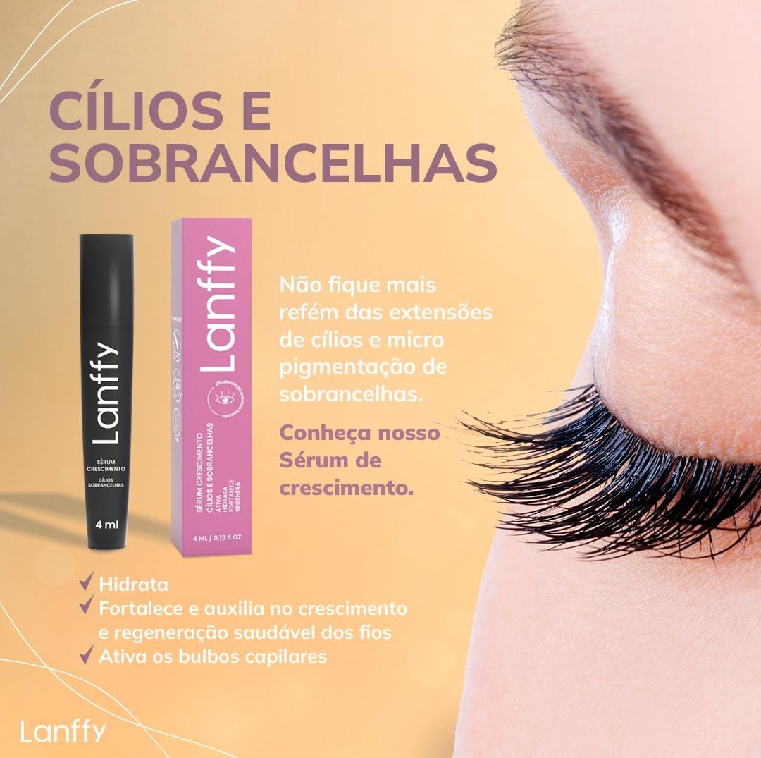 Sérum Fortalecedor de Cílios e Sobrancelhas Lanffy