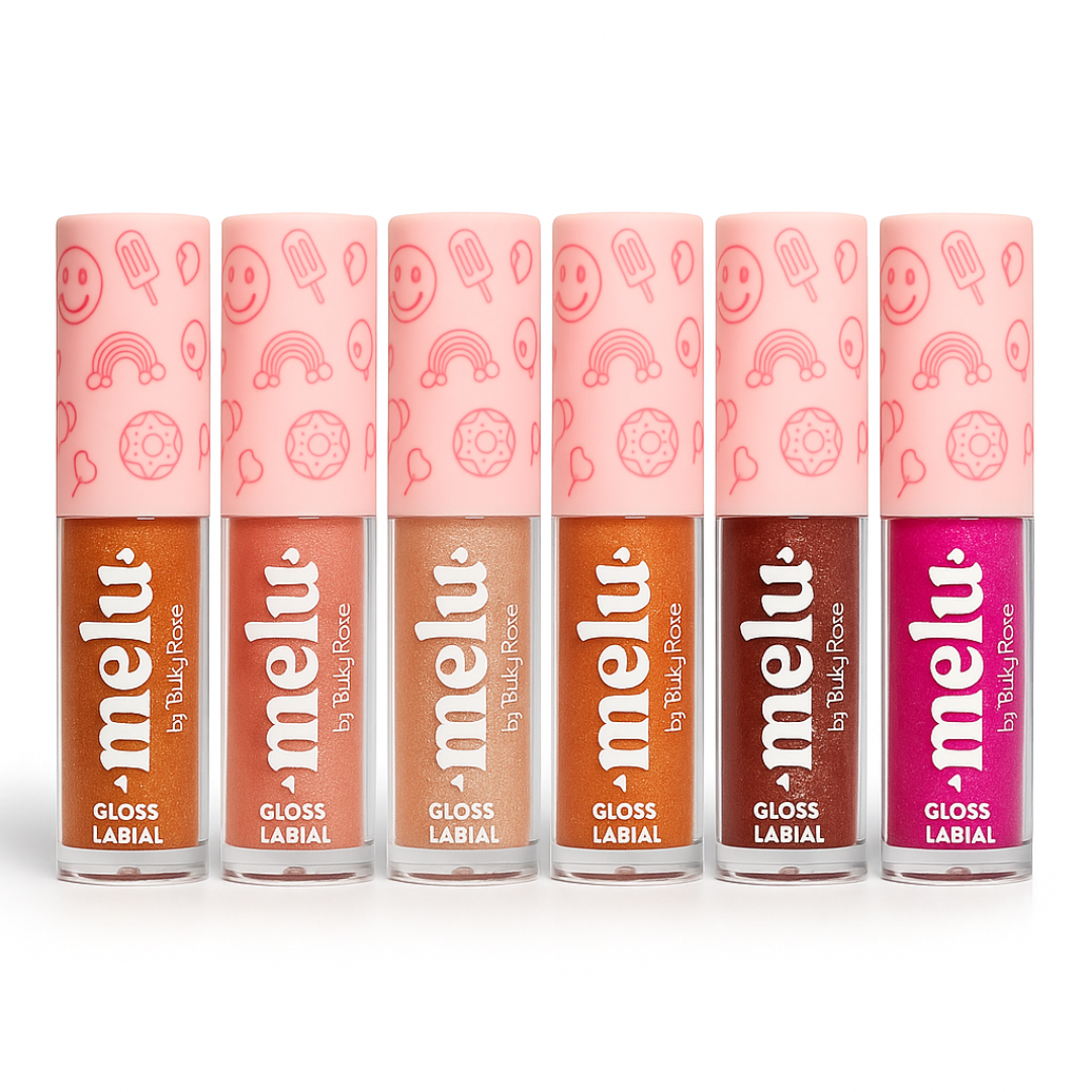 O Gloss Labial Melu by Ruby Rose – Brilho Intenso e Cheirinho Doce é ideal para quem busca lábios com efeito molhado, muito brilho e acabamento glamouroso. Com fórmula enriquecida com Vitamina E, este gloss proporciona hidratação, proteção e maciez, além de um toque luminoso irresistível.